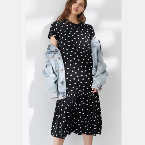 Urban Outfitters Dresses & Skirts - Urban Outfitters Polka Dot Midi Dress NWT